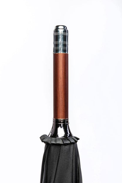 LUCKYWEATHER umbrella for women with Strelitzia design. Large, sturdy, and high-quality umbrella with UV protection.