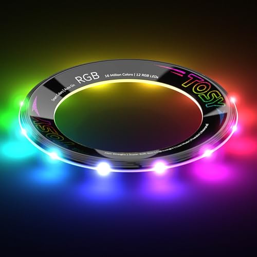 TOSY Flying Ring - 16 million RGB colors, bright, automatic lighting, safe, waterproof, lightweight Frisbee, birthday, Easter, Christmas gift for kids, 2-pack