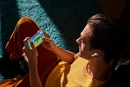 OnePlus Buds Z2 - Wireless headphones with noise cancellation, up to 38 hours of battery life, and Dolby Atmos support - Pearl White