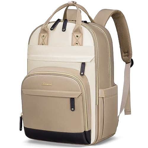 LOVEVOOK laptop backpack for women fits 15.6 inch laptop, perfect for school, travel, business, or university. Ideal for girls and teenagers.