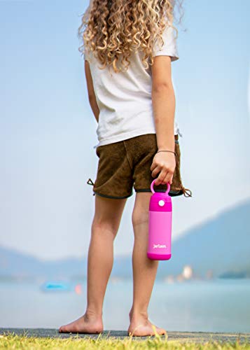Jarlson® Kids Water Bottle EMI - TÜV tested - 500ml - BPA free - leak-proof - with straw - Tritan bottle for school, kindergarten, bike.