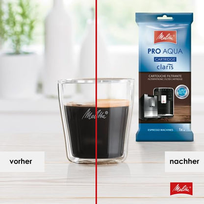 Melitta Filter Cartridges Pro Aqua (3 cartridges) - Scale filter for fully automatic coffee machines, prevent scale buildup & reduce pollutants for the best coffee taste.