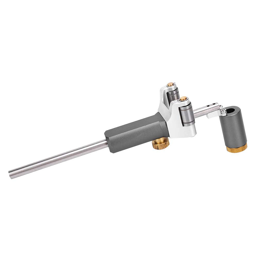 Oumefar Linear Arc Scriber Tool Dual-Purpose Marking Tool Woodworking 0-13 mm Marking Tool for Wood and Ceramic