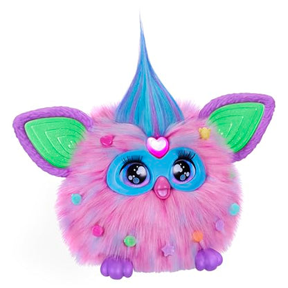 Furby (pink Interactive Plush Toy - Speaks German & Furbish, responds to voice, Dances & lights up - 5 game modes, 600+ reactions - Electronic toy for ages 6 and up.
