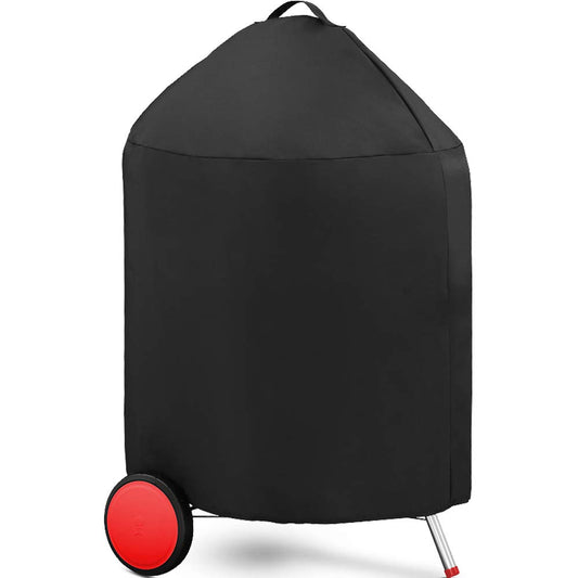 AMZBBQ Premium Grill Cover, waterproof cover for your kettle grill, 100% weatherproof and UV-resistant grill tarp, high-quality polyester cover with PU coating - 47cm.