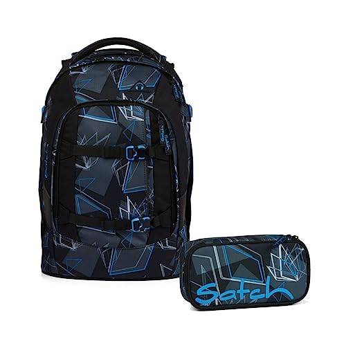 Satch Pack school backpack set 2 pieces with pencil case (Deep Dimension)