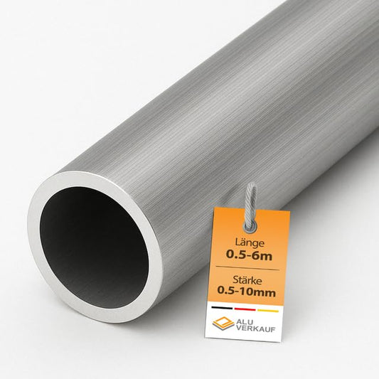 Aluminum sales: Aluminum round tube - diameter 30mm - wall thickness 3mm - customizable size - precise tubing for modeling, DIY, and workshop - high quality & lightweight - for DIY enthusiasts and professionals