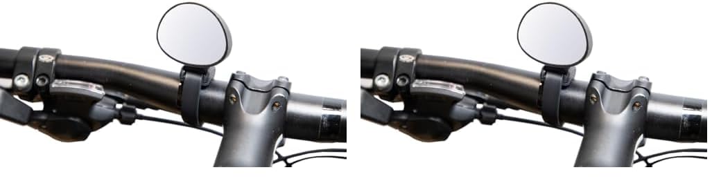 ZEFAL SPY 15 Bike Rearview Mirror - 15 cm2, grey (Pack of 2)
