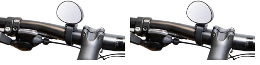 ZEFAL SPY 15 Bike Rearview Mirror - 15 cm2, grey (Pack of 2)