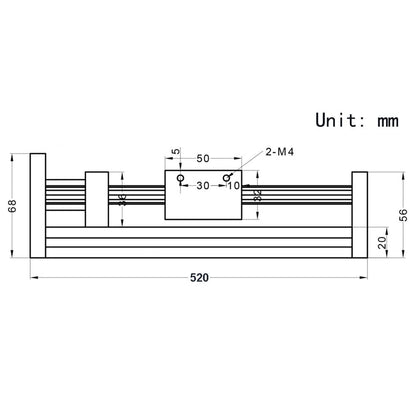 Befenybay 400mm effective travel length Double optical axis guide ball screw SFU1605 with NEMA23 stepper motor for DIY CNC mill parts X Y Z linear table actuator and 3D printer.
