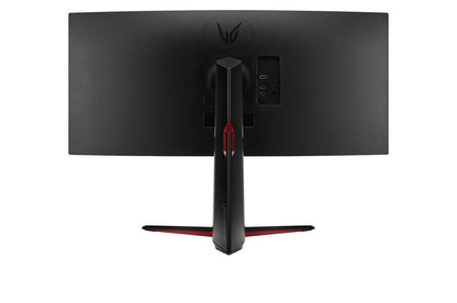 LG Electronics 34GP63AP-B.AEU UltraGear™ UWQHD Curved Gaming Monitor 34", 3440 x 1440 resolution, 21:9 aspect ratio, 5 ms GtG response time, 160 Hz refresh rate, HDR10, Motion Blur Reduction, AMD FreeSync™ Premium, Black.