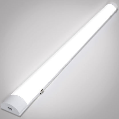 Cecaylie 36W LED Wet Room Light, 120CM LED Tube, 4000K 3060LM Linkable Workshop Lamp, IP65 LED Ceiling Light, Fluorescent Tube, Wet Room Lamp for Wet Room Garage Bathroom Basement Office