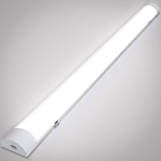 Cecaylie 36W LED Wet Room Light, 120CM LED Tube, 4000K 3060LM Linkable Workshop Lamp, IP65 LED Ceiling Light, Fluorescent Tube, Wet Room Lamp for Wet Room Garage Bathroom Basement Office