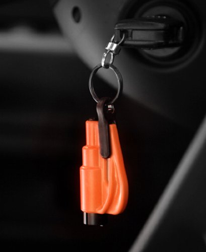 Resqme GBO-RQMTWIN-GREEN The rescue tool as a keychain, Green, Set of 2