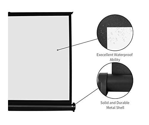 Portable projector screen 40-inch 4:3, self-standing high-resolution small projector screen. Floor-standing projection screen for home theater school.