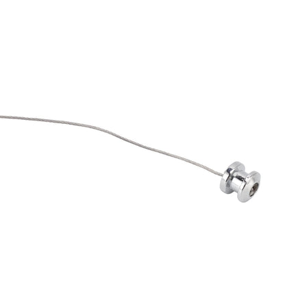 Mokernali laundry line retractable, made of stainless steel, with automatic double-pulley retraction, strong capacity, 3.8M, suitable for indoor and outdoor use, wall-mounted.