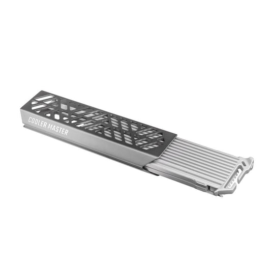 Cooler Master ORACLE AIR - NVMe M.2 SSD enclosure, large heatsink, dual-layer aluminum casing up to 1000 MB/s, tool-less design, MOLLE compatible, USB 3.2 Gen 2 Type-C, for multiple platforms, 130g.