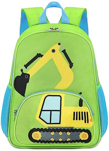 LOIDOU Kids Backpack Boys Children's Backpack Daypack Preschool Backpack Toddler Kindergarten Bag School Backpack for School Nursery Green