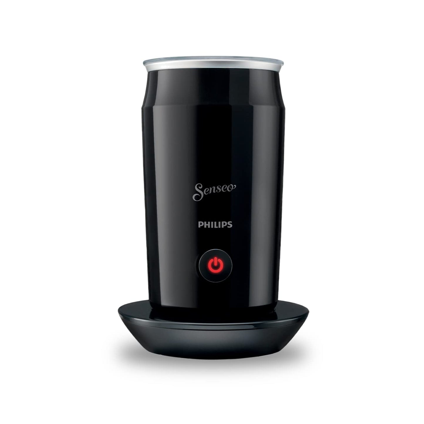Philips SENSEO® Milk Twister - Milk frother for hot and cold milk frothing for 2 cappuccinos, non-stick coating, 500 watts, 0.12 liters, 15.1 x 15.1 x 21.7 cm, black.