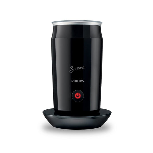Philips SENSEO® Milk Twister - Milk frother for hot and cold milk frothing for 2 cappuccinos, non-stick coating, 500 watts, 0.12 liters, 15.1 x 15.1 x 21.7 cm, black.