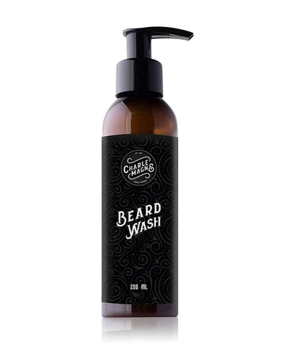 Charlemagne Beard Care Set - Includes beard oil, beard shampoo, beard balm & beard wax - Barber grooming gift for men - Beard care set for men - Beard Growth Kit