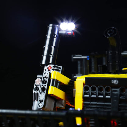 LocoLee LED Light Set compatible with LEGO Cat D11 Bulldozers, Decoration LED Lighting Set Compatible with LEGO 42131 Technic Cat D11 Bulldozer Light Kit, No model (Standard Version)