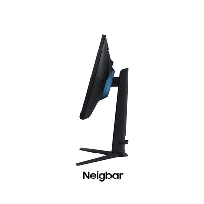 Samsung Odyssey G30D Full HD Gaming Monitor, 24 inches, VA panel screen, 1920 x 1080 pixels, 180 Hz refresh rate, 1 ms response time (MPRT), AMD FreeSync, HDR10, LS24DG300EUXEN