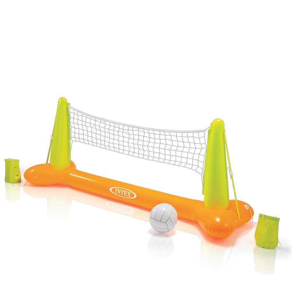Intex Water Play Floating Hoops, Multicolor, 67 x 55 cm (Floating Hoops - Game + Pool Volleyball Game!)