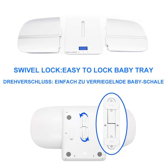 Baby Scale Digital 50g to 100Kg | Children's Scale, Baby Scale | Infant Scale, Breastfeeding Scale Baby - with hold function and detachable tray