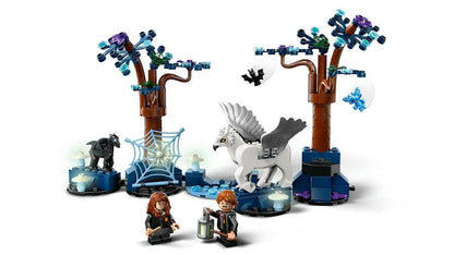LEGO Harry Potter Forbidden Forest: Magical Creatures Toy with Hermione and Ron figures, includes fantasy creatures like Buckbeak and Thestral, gift for kids, girls, boys aged 8+ 76432