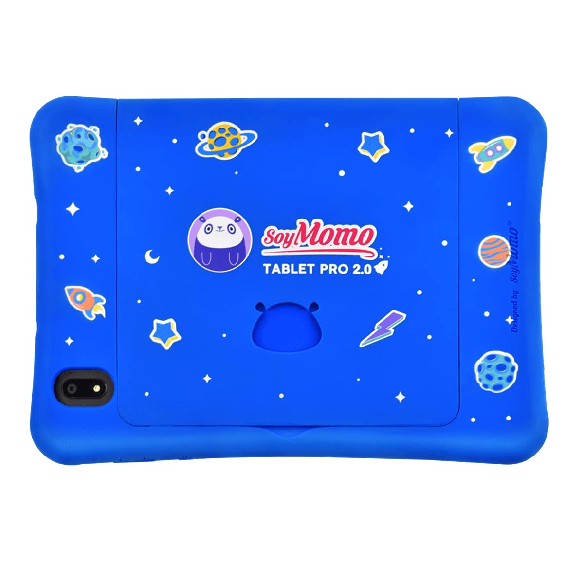 SoyMomo - Kids Tablet - Pro 2.0 - Detection of inappropriate content, Artificial Intelligence, Parental controls, Ad blocker, 8" FHD, 32GB, WiFi, Bluetooth, Blue