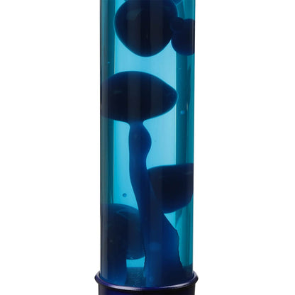 XXL lava lamp, large blue purple, retro lamp, cool, mysterious, magical, 76 cm, G9 50 W with cable switch, including bulb, volcano floor lamp