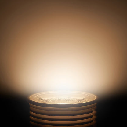 YanFeiYit 5x LED module as GU10 replacement - 5W 38° dimmable made of ceramic super flat 230V - light source for recessed spotlights lamp bulb spotlight (warm white 3000K)
