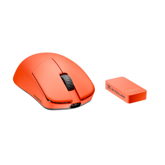 Fnatic x Lamzu Maya X 8K Medium-Large Wireless Pro Gaming Mouse Special Edition, Pixart 3950 sensor, light 47g, up to 80h battery life/1kHz polling rate, optical switches, Windows & Mac compatible.