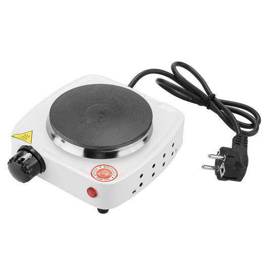 500 Watt Portable Electric Countertop Stove, Portable 500W Burner for Electric Stove Cooktop Plate Stove for Tea Coffee Kitchen Single Heating Plate Burner (EU plug)