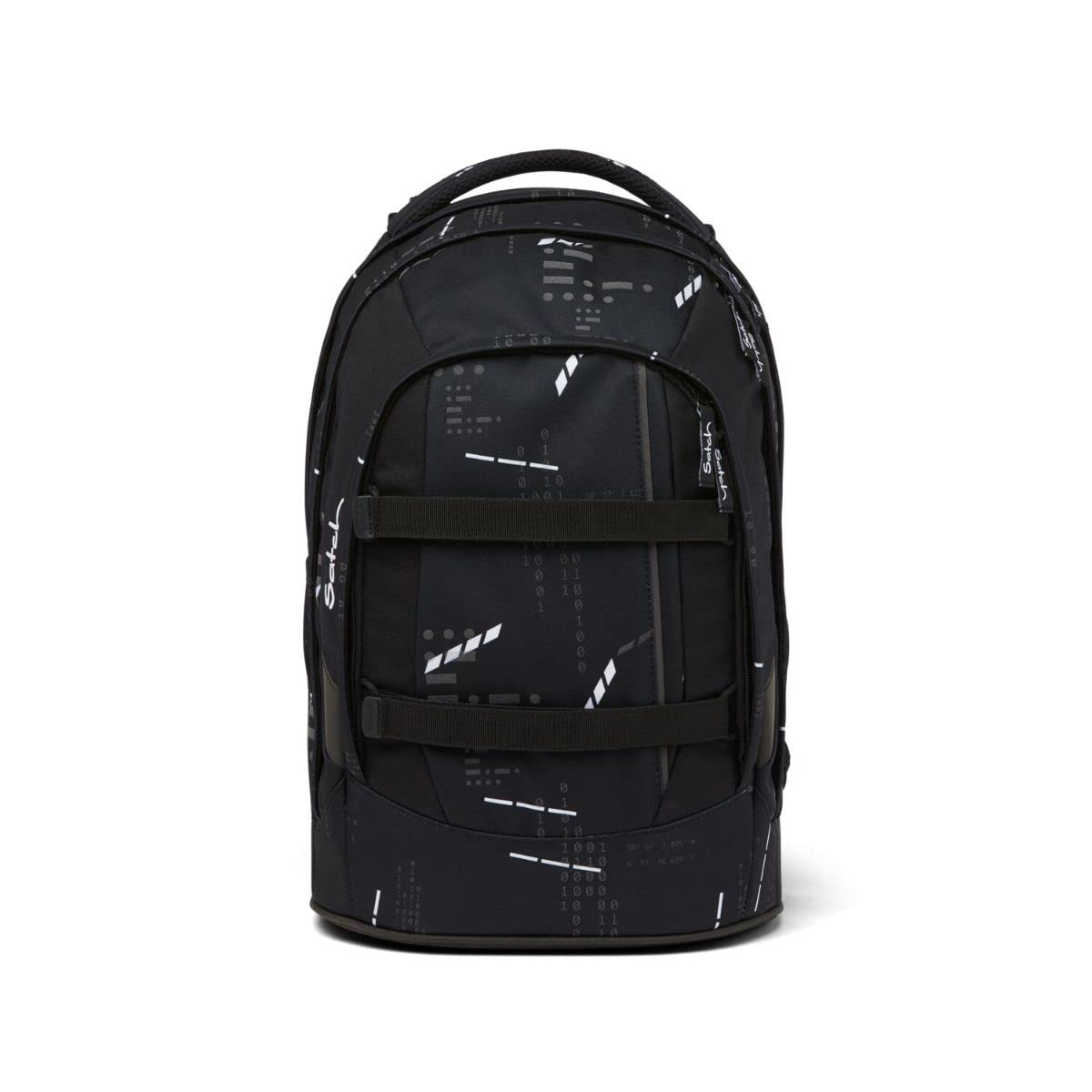Satch Pack school backpack set 3 pieces with pencil case and gym bag (Ninja Matrix)