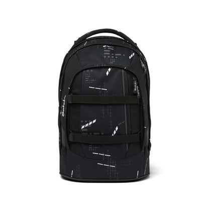 Satch Pack school backpack set 3 pieces with pencil case and gym bag (Ninja Matrix)