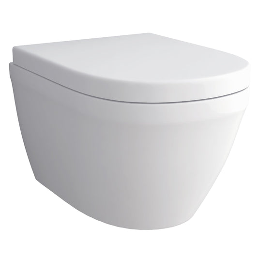 Alpenberger Shower WC | Toilet with intimate shower | Wall-mounted toilet with bidet function | Rimless wall-hung toilet with nano coating | Toilet seat with soft-close function | Compatible with Geberit