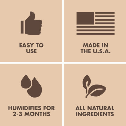 Boveda for cigars/tobacco | 2-way moisture regulation at 75% Relative Humidity | Size 8 protects up to 5 cigars | patented technology for cigar humidors | resealable packaging of 10 pieces