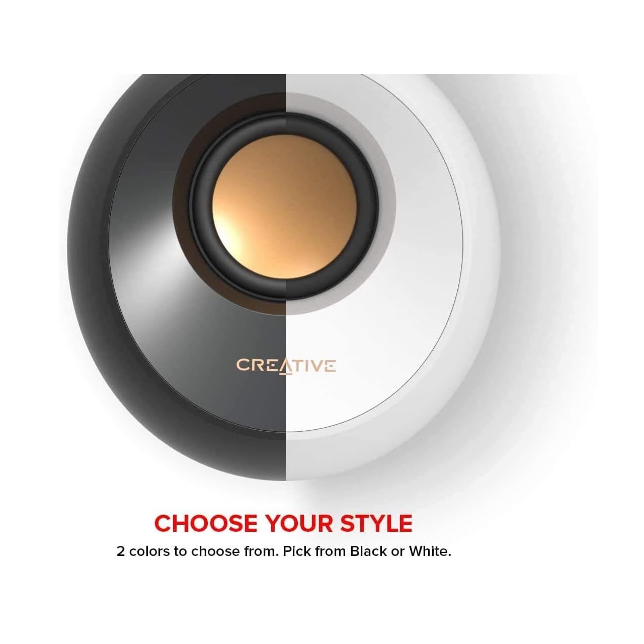 Creative Pebble - 2.0 USB-powered desktop speakers (Black)