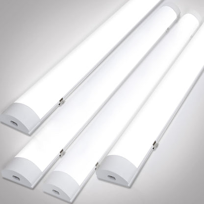 Cecaylie 36W LED moisture-proof luminaire, 120CM LED tube, 4000K 3060LM connectable workshop lamp, IP65 LED ceiling light, fluorescent tube, moisture-proof lamp for moisture-proof garage, bathroom, basement, office, 4 pieces.