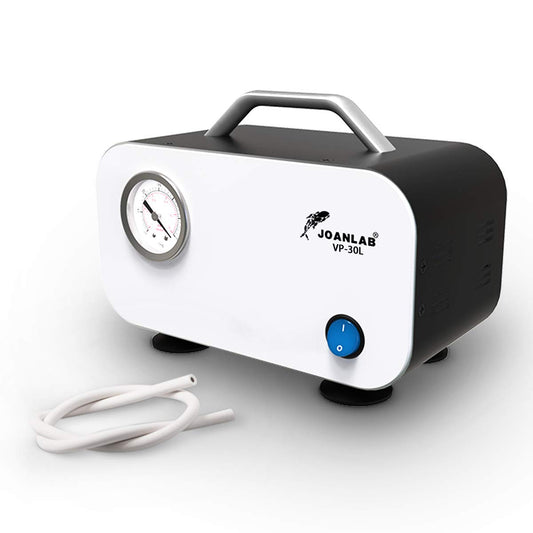 JOANLAB Vacuum Pump Laboratory Vacuum Filtration Pump Portable Negative Pressure Oilless Vacuum Pump Industrial Lab Vacuum Filtration Pump 30L/min