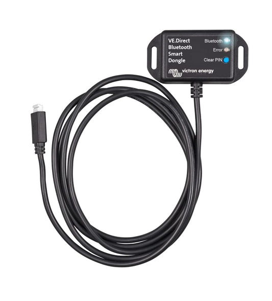 Victron Energy VE.Direct Smart Dongle (Bluetooth) - Wireless monitoring for BMV & MPPT - Compatible with iOS & Android via the VictronConnect App.