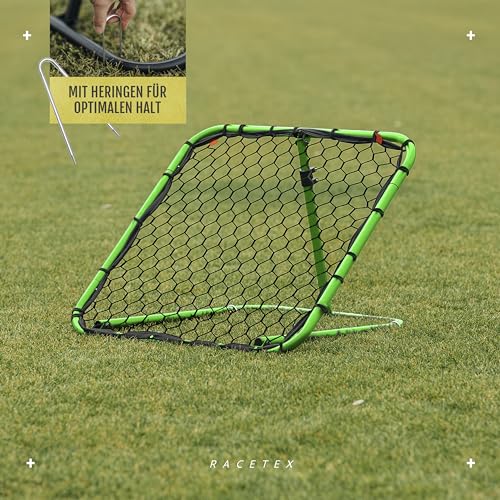 Racetex Rebounder for Soccer Kids [FULLY ADJUSTABLE] - Soccer Rebounder for Kids and Teens - Soccer Wall for a better and varied training.