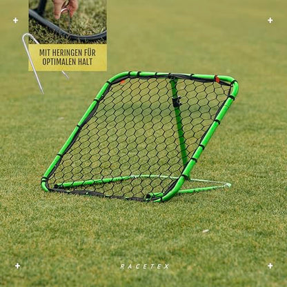 Racetex Rebounder for Soccer Kids [FULLY ADJUSTABLE] - Soccer Rebounder for Kids and Teens - Soccer Wall for a better and varied training.