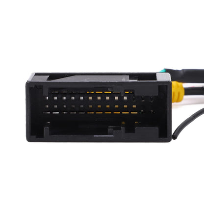 Reverse camera converter, 12V 5W RGB to AV decoder box adapter for automotive use.