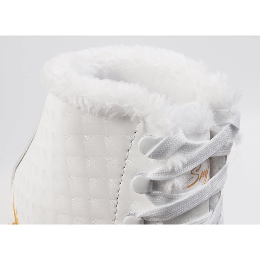 MADIVO SMJ Exclusive Women's Figure Skates Ice Skating Shoes Classic Ice Skate White | Sizes: 36, 37, 38, 39, 40, 41 (36)