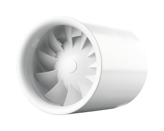 SKS24 duct insert fan soundless turbine 100mm, with timer and ball bearing motor.