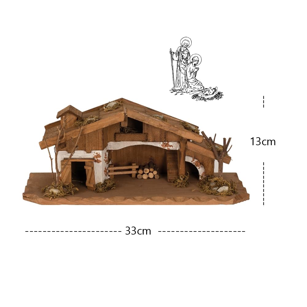Lutheran Farmers' Mining Nativity Scene Nativity Scene Wooden Nativity Scene Tabletop Nativity Scene (Nativity)
