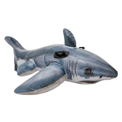 Intex 57520NP - Wave Rider Ride-On, 117 x 77 cm & Great White Shark - Inflatable Ride-On, 173 x 107 cm